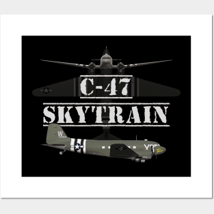 c-47 skytrain Posters and Art